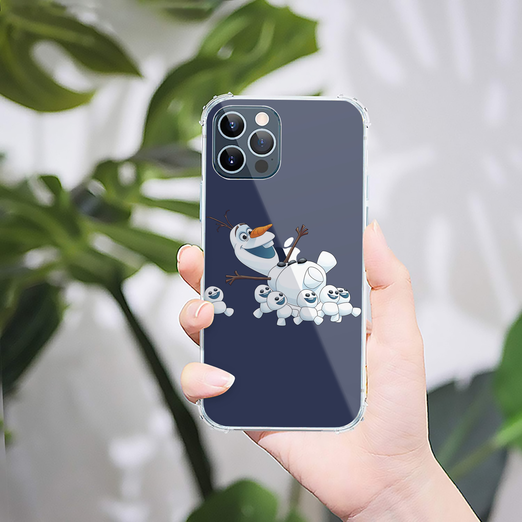 （画像用） アナと雪の女王 アンナ エルサ Frozen Anna Elsa 【iPhone 12シリーズ対応】透明スマホケース（クリアソフトケース）